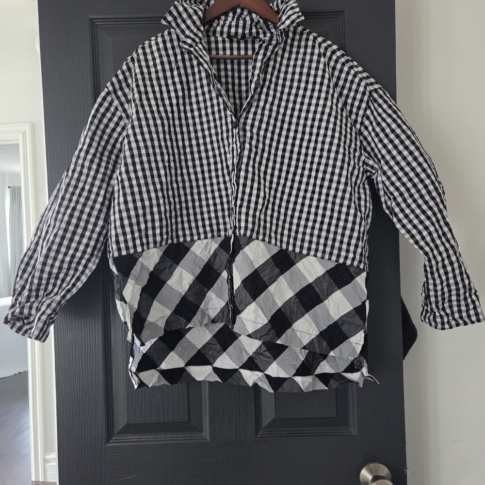 Black and White Checkered Jacket